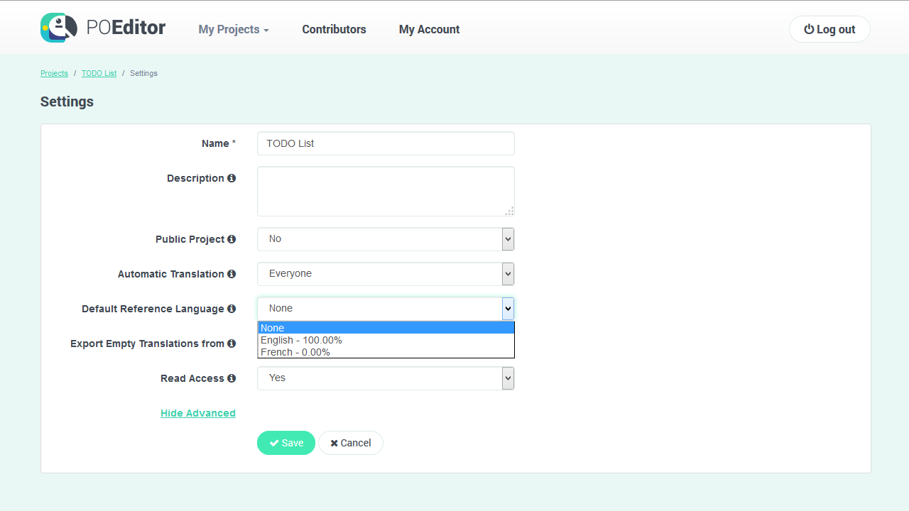 set_default_language POEditor Blog
