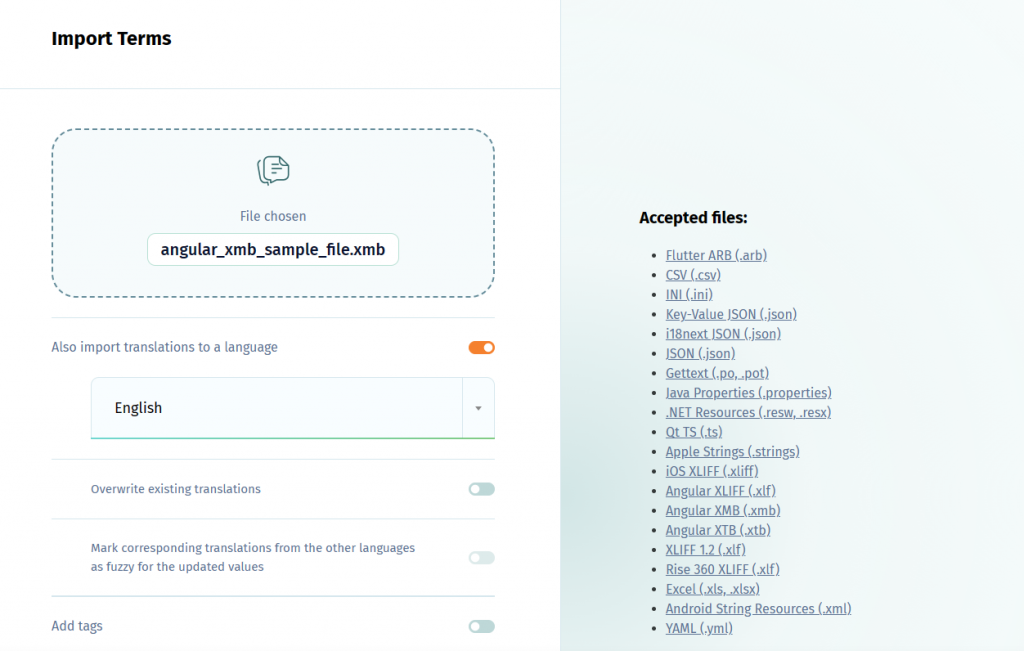 Angular 2 xmb import